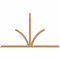Ekena Millwork Richland Timber Gable Bracket, Western Red Cedar, 108"W x 63"H x 3 1/2"D x 3 1/2"F, 14/12 Pitch GBW108X63X0404RIC00SWR - alternate 1